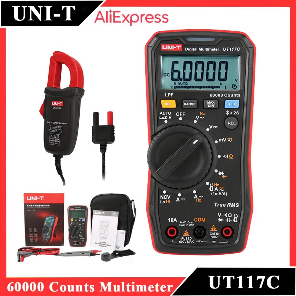 UNI-T UT117C Ƽ  60000 īƮ AC DC  а, Ӽ NCV Loz LPF ̿ ׽,  Ƽ 跮